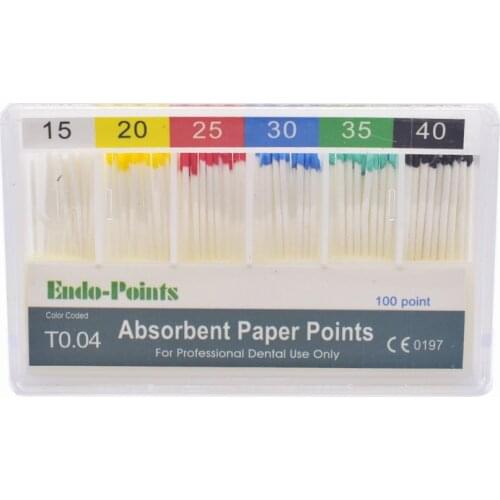 Dental instrument Absorbent Paper Points 0.04 taper for root canal dry 04taper dentist tool material