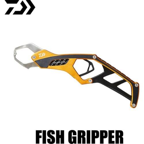 Aviation Aluminum DAIWA Fishing Gripper With Clasp Portable Fish Grip Lip Clamp Grabber DAIWA Fishing Plier Fishing