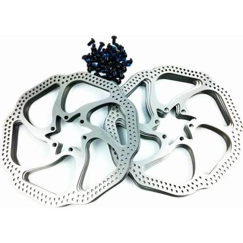 Free Shipping 2 pairs of high-quality stainless steel bicycle brake disc diameter 160MM send 24 screws for BB5 and BB7 AVID