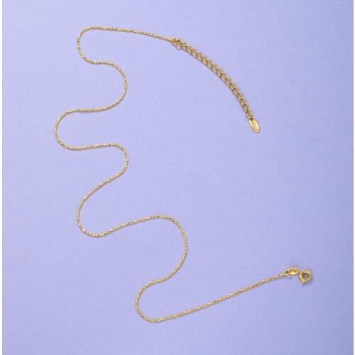 Gold Color Necklace for Women Simple DIY Snake Bone Chain Elegant Charm Chain for Wedding Gift Fashion Jewelry Necklace Collares