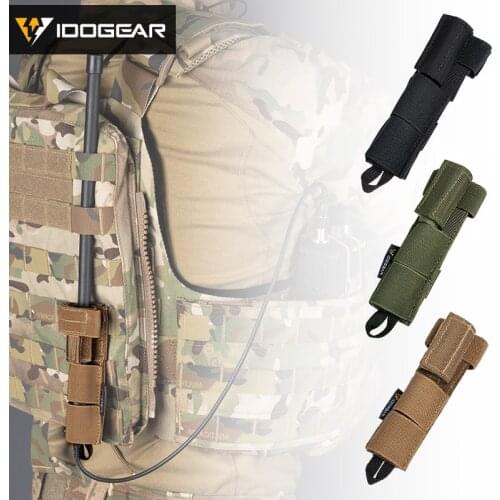 IDOGEAR Tactical Radio Antenna System Relocation MOLLE Pouch Holder For PRC152 PRC148 MBITR 3565