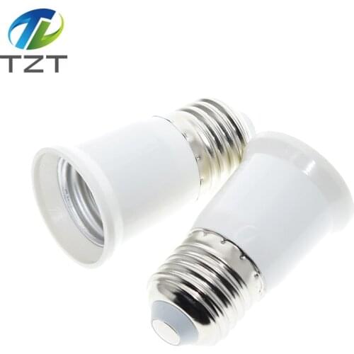 E27 to E27 Extension Socket Base CLF LED Light Bulb Lamp Adapter Socket Converter