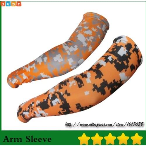 Stretchy Unisex Camo Protective Arm Sleeve Outdoor Sports Camping Archery Driving Cycling Travelling Sleeve Sun Arm Sleeve