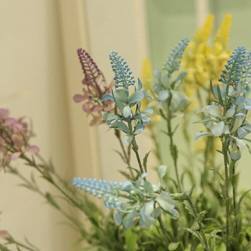 Artificial Plant Lavender Indoor Restaurant Partition Artificial Flowers Home Furnishings Artificial Plants