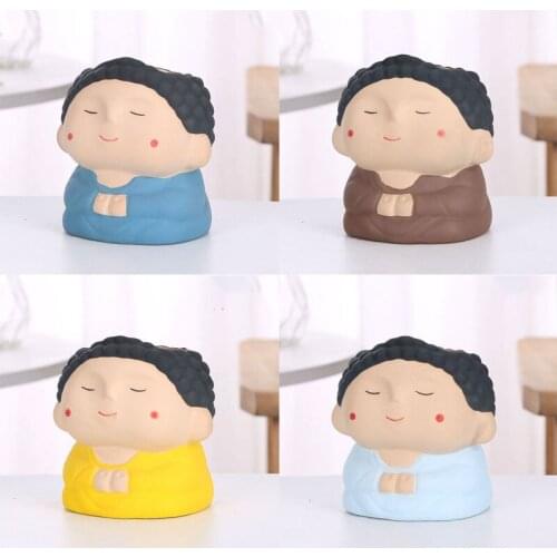 Creative Cartoon Ceramics Mini Tathagata FlowerPot Garden Ceramic Succulents Cactus Planter Pot Decor Balcony Bonsai Pot Crafts