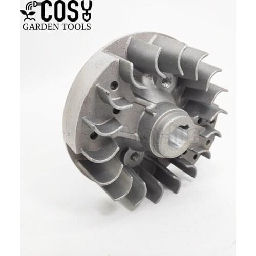 Flywheel Fit For Chinese 139F-2 139-2 Trimmer Brushcutter 4-Stroke Subaru EH035 Gas Engine Motor Part Lawn Mower