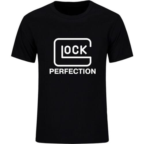Glock perfection Shooting Sports T shirt Men Outdoor Hunting Jungle Cotton Tshirt Airsoft Hiking Pistol Military Police T-shirt