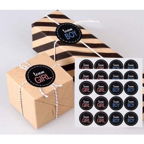 Baby Boy Baby Girl Sticker Letter Funny Stickers For Gift Box bag Packking tag accessoreis baby shower Party Diary Decorations