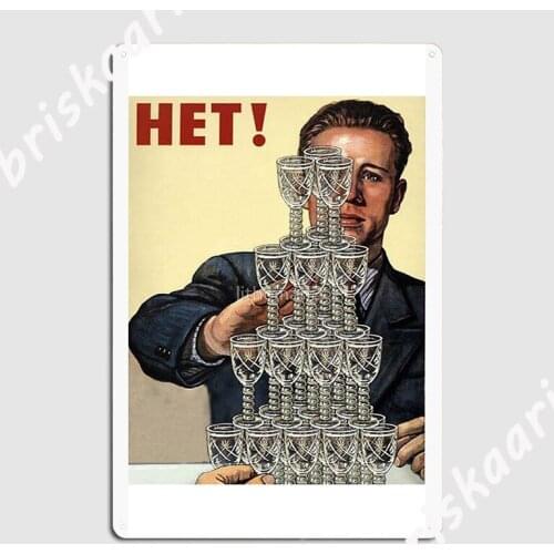 No Soviet Propaganda Alternative Metal Sign Wall Cave Decoration Plaques Living Room Tin sign Poster