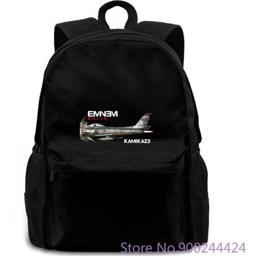 New Eminem Kamikaze and Hip Hop Rapper New women men backpack laptop travel school adult student