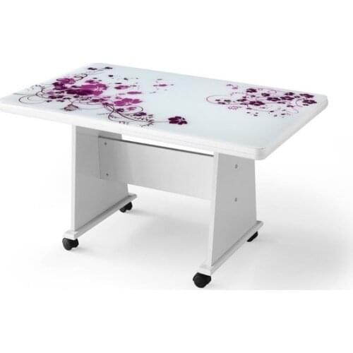 New Modern Sivasgözde Economic Wheel Glazed Medium Coffee table coffe table table basse