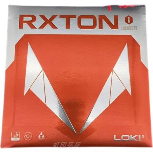 LOKI RXTON1 RXTO3 5 ITTF Approved Semi Sticky Table Tennis Rubbercake Sponge Ping Pong Rubber Fast Attack Red Pingpong Rubber