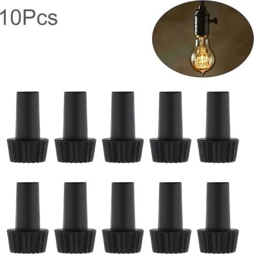 10Pcs Lamp Turn Knob On / Off Replacement Light Lamp Turn Switch Knobs Socket Knob for Light and Fan Fixtures