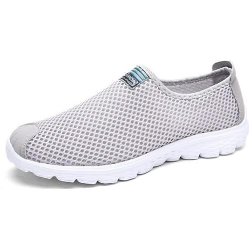 Unisex Summer Breathable Mesh Men Shoes Lightweight Men Flats Fashion Casual Male Shoes Brand Designer Men Loafers