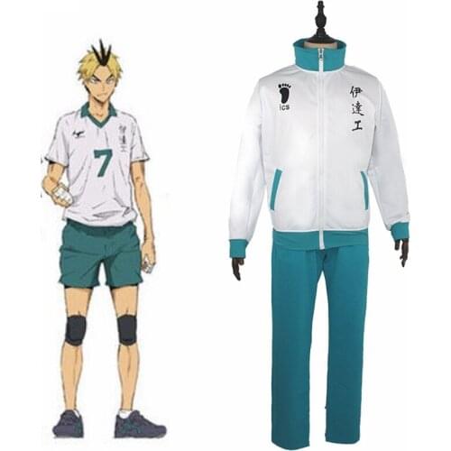 Unisex Anime Cos Haikyuu!! Daily Cosplay Costumes High School Uniform Suit Sets