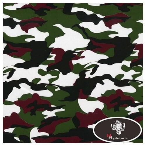 High quality CAMOUFLAGE Hydrographic Film Camo Water transfer printing film 50cm*10m aqva print film HFC027