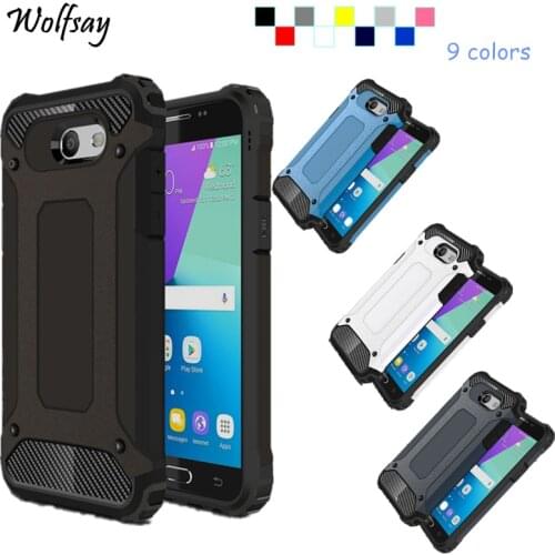Wolfsay For Cover Samsung Galaxy J3 2017 Case J327 Silicone Armor Case For Samsung J3 2017 Case For Samsung J3 Emerge/J3 Prime