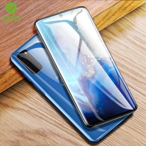 CHYI 3D Curved Film For Samsung galaxy S20 Ultra Screen Protector S20plus Full Cover nano Film With Installation Tools Not Glass
