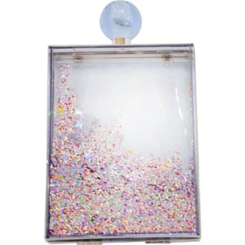 Women Acrylic Clear Purse Bags Cute Transparent Crossbody Bag Lucite Handbags Evening Clutch Events Stadium Approved