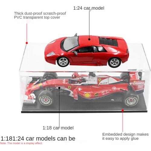 1:18 Display Box 1:24 Translucent Maisto Bburago Willey Alloy Model Cars Toys Model Base Universal Dustproof Gifts For Children