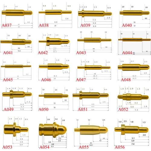 1PCS High Current Spring Loaded Pogo Pin Male Female Connector Power Heavy Current Battery Connector POGOPIN Header Charge 37-56