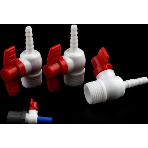 2~100PCS 1/2"-6mm Male Thread PVC Ball Valves Pagoda Connector Fish tank Oxygenation Valves Garden Irrigation Valves Accessories