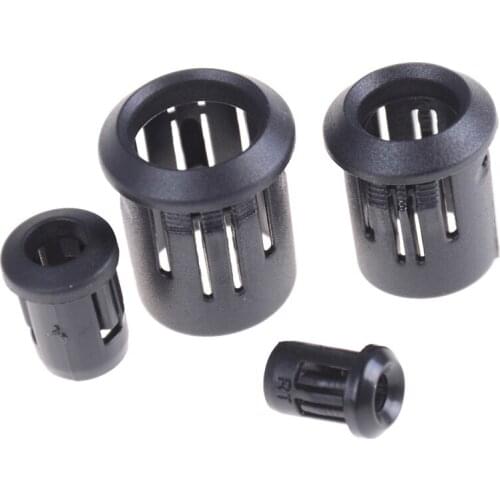 20pcs Black Plastic 3mm/5mm/8mm/10mm Lamp LED Diode Holder Black Clip Bezel Socket Mount