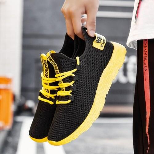 2020 Running shoes Sneakers Breathable Men No-slip Male Lace Up Men Shoe Masculino Deportiva Hombre Summer Man shoes+male sepatu