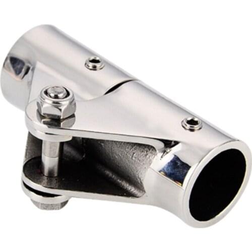 22 Marine Stainless Steel Folding Swivel Coupling Pipe Connector Boat Fitting Connector Yacht Accessories Latch