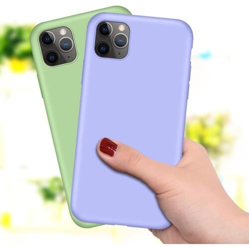 Case for IPhone 12 Pro Max Luxury Silicone Case for IPhone 12 Pro for 12 MiNi 12 TPU Silicone Soft Case No Logo