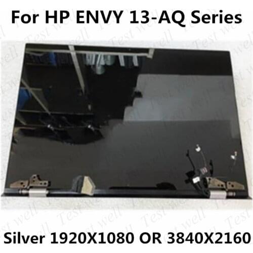 For HP ENVY 13-AQ 13T-AQ000 13T-AQ100 13-AQ0011MS TPN-W144 L53379-001 LCD touch screen digitizer assembly with cover FHD OR UHD