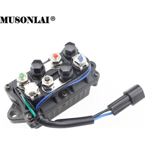 For yamaha 61A-81950-00 Outboard Starter Solenoid Trim Relay L225F LX250 L250A L250G L200J L150J D150N Electro-hydraulic Relay