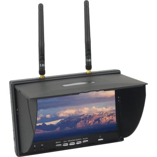 Feichao LS-5802D 5.8G FPV DVR 7 Inch Handheld Screen For RC Built-in Dual ReceiverModel Racer Mulitcopter Drone Arplane