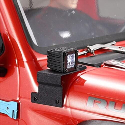 Simulation LED Headlights Spotlights DIY Searchlight for 1/10 Axial SCX10 III TRX4 TRX6 G63 RC Car Accessories