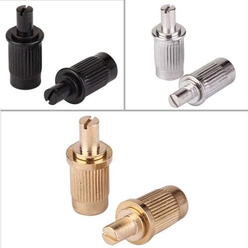 3 colors Tune-O-Matic Guitar Bridge Tailpiece Tail Posts for Electric Guitar Pack of 2