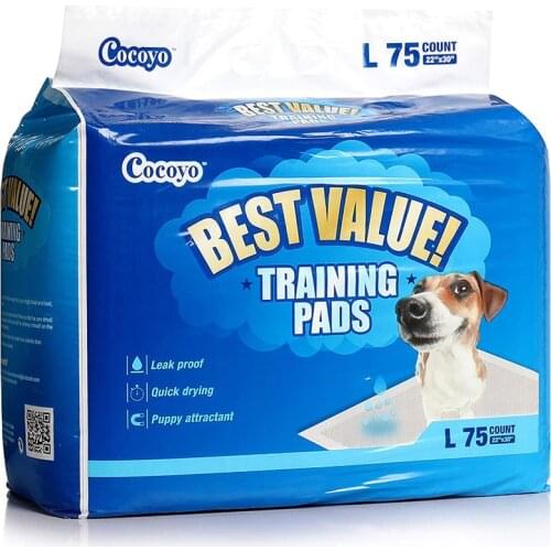 Dog Training Mat 56*76 CM 75Pcs Super Absorbent Clean Diaper Cage Mat Dog Diaper Cage Mat Pet Supplies Leak Proof Back