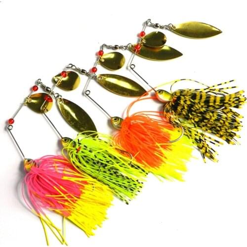 1Pcs 14.8G Metal Bait Spinnerbait Jig Spinner Spoon Bass Baits Sequin Fishing Lure Tackle Lures Pike wobbler Carp Fishing Hook