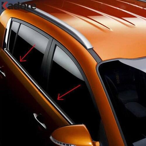 For Kia Sportage 2010 2011 2012 2013 2014 Stainless Steel Window Frame Bottom Moulding Trim Strip Car Accessories