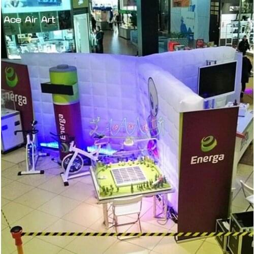 Deft designed inflatable partition wall room divider,exhibition trade show wall stands,office walls with three part for sale