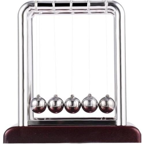 Newton Teaching Science Desk toys Cradle Steel Balance Ball Physic School Educational Supplies Cradle Balance Balls Desk Toy