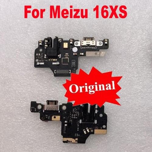 Original LTPro FULL IC Charging Port PCB Board USB Charge Dock Connector with Microphone Flex Cable For Meizu 16XS Phone Parts