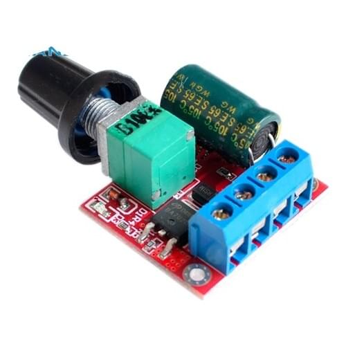 PWM DC motor speed regulator 5V-35V speed switch 5A switch function LED dimmer