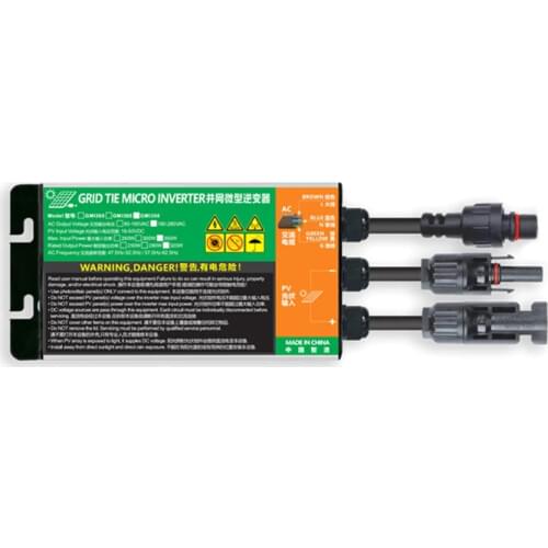 Solar PV Inverter Waterproof IP55 Solar Grid Tie Micro Inverter 260W 300W 350W DC18V-50V to AC110V-230V 50HZ/60HZ