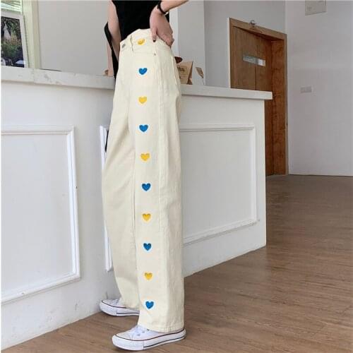 SONNEESD Women's Jeans With Embroidery