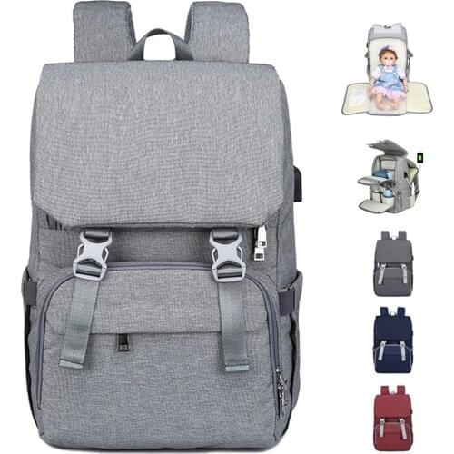 Diaper Bag Maternity nappy bag Travel Backpack Baby wetbag Stroller Bag Organizer Bag Cart Basket Hook Accessories USB interface