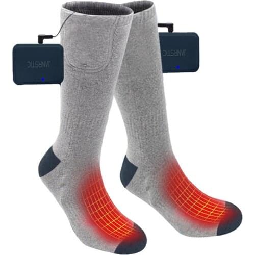 Electric Heated Socks Warm Socks with Rechargeable 3.7-Volt Battery Elastic Health Winter Feet warmer Socks For Outdoor Sports
