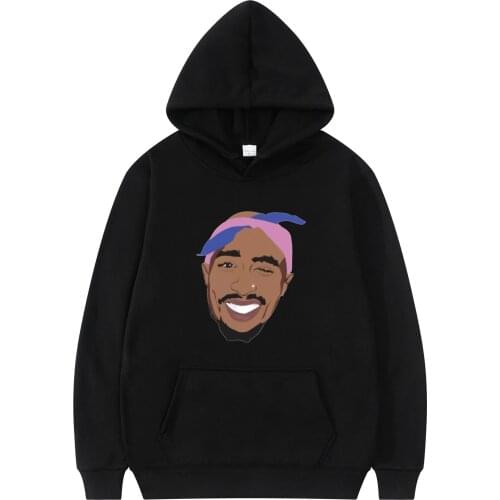 Awesome 2pac Rapper Hoodie Kawaii Anime Print Hoodies Men Playboi Carti Oversized Hip-Hop Hoodies Unisex Creativity Gift Tops
