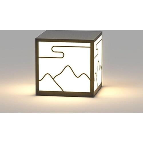 Solar Outdoor Post Lights Waterproof Column Lamp Solar Pillar Light Garden Landscape Lawn Lamp Solar Patio Yard Fence Gate Lamp