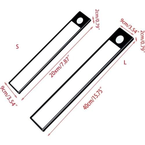 Smart Induction Wardrobe Light Motion Sensor LED Closet Light Detachable Ultra-Thin Stair Lamp Indoor Decoration Lighting