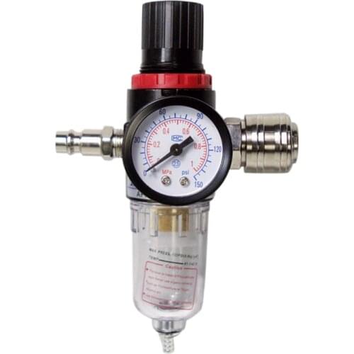 Water Separator 1/4 Inch AFR2000 Air Filter Regulator Air Treatment Unit Pressure Compressor Filter Tool